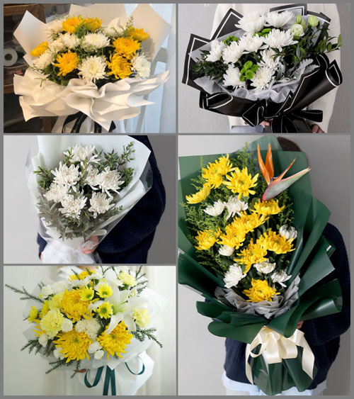 贵州毕节市赫章县朱明乡环山村白事花束代送
